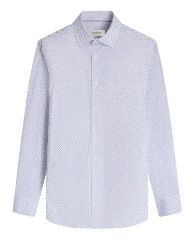 Bugatchi Men's OoohCotton James Geometric Sport Shirt | Thumbnail 1 Bugatchi Men's OoohCotton James Geometric Sport Shirt | Thumbnail 1