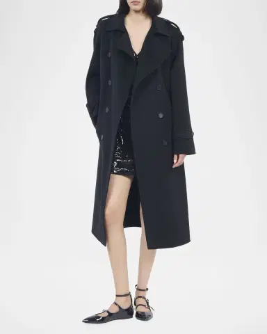 The Kooples Belted Trench Coat | Thumbnail 2 The Kooples Belted Trench Coat | Thumbnail 2
