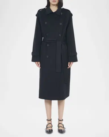 The Kooples Belted Trench Coat | Thumbnail 3 The Kooples Belted Trench Coat | Thumbnail 3