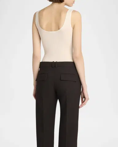 The Row Mandie Scoop-Neck Sleeveless Bodysuit | Thumbnail 4 The Row Mandie Scoop-Neck Sleeveless Bodysuit | Thumbnail 4