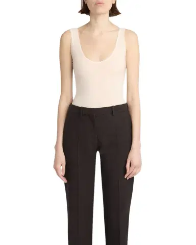 The Row Mandie Scoop-Neck Sleeveless Bodysuit | Thumbnail 1 The Row Mandie Scoop-Neck Sleeveless Bodysuit | Thumbnail 1