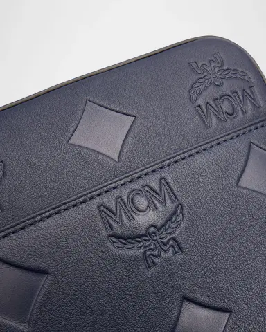 MCM Men's Klassik Monogram Embossed Leather Crossbody Bag | Thumbnail 6 MCM Men's Klassik Monogram Embossed Leather Crossbody Bag | Thumbnail 6