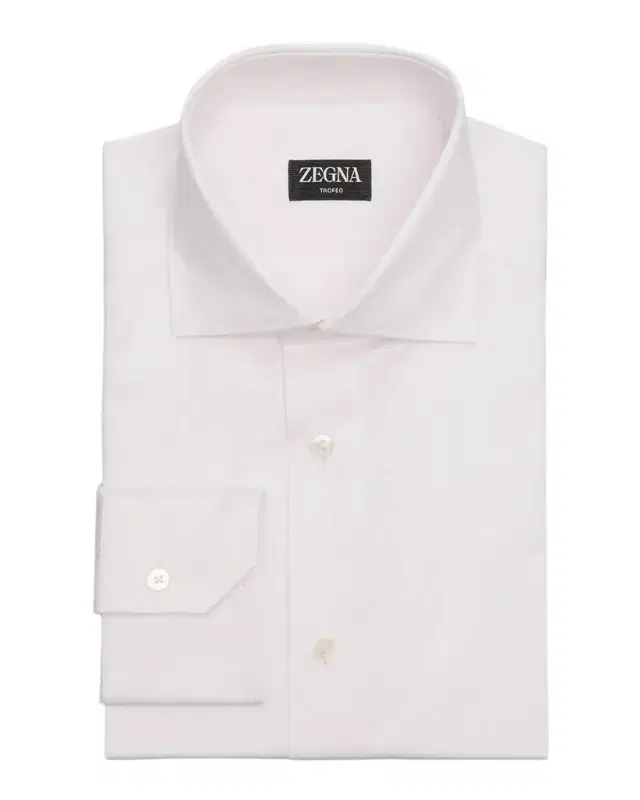 Men's Trofeo Cotton Stripe Dress Shirt