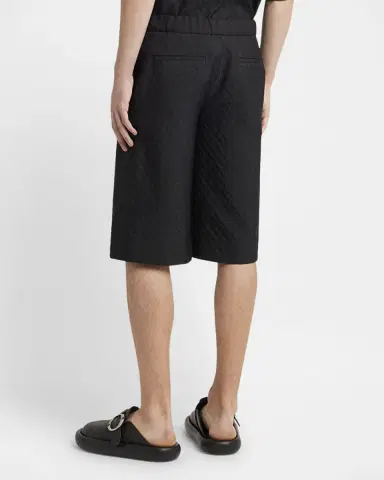 Alexander McQueen Men's Skull Jacquard Pajama Shorts | Thumbnail 3