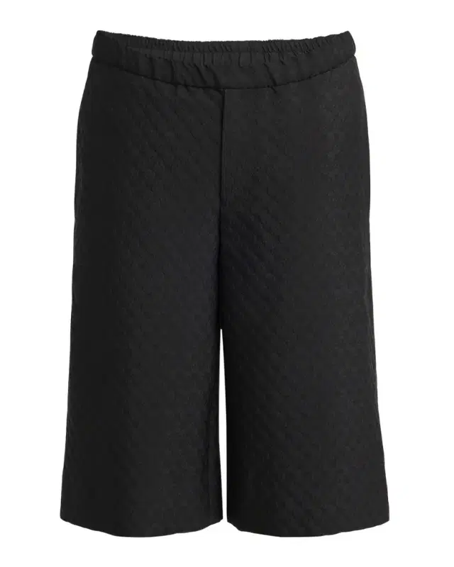McQueen Men 's Skull Jacquard Pajama Shorts