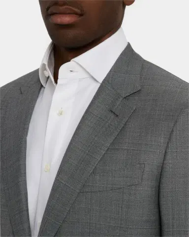 Zegna Men's Windowpane Couture Suit | Thumbnail 6