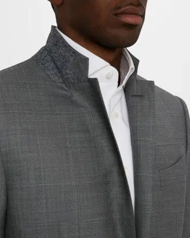 Zegna Men's Windowpane Couture Suit | Thumbnail 8