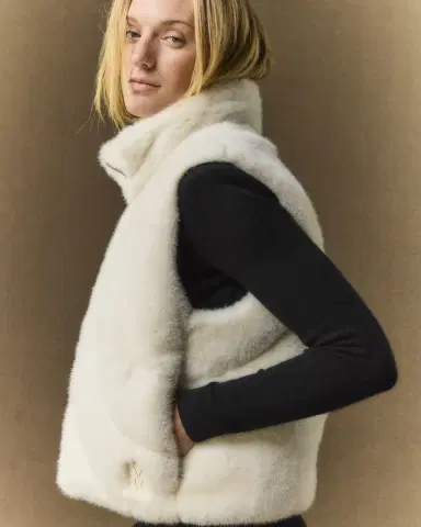 Mackage Ginny Brushed Faux Fur Quilted Vest | Thumbnail 4 Mackage Ginny Brushed Faux Fur Quilted Vest | Thumbnail 4