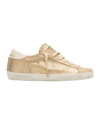 Golden Goose Super-Star Glitter Suede Low-Top Sneakers | Thumbnail 1 Golden Goose Super-Star Glitter Suede Low-Top Sneakers | Thumbnail 1