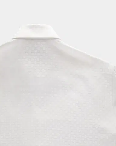 Stefano Ricci Men's Silk Geometric Jacquard Dress Shirt | Thumbnail 2