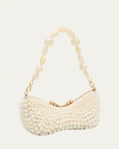 Cult Gaia Mercier Beaded Zip Shoulder Bag | Thumbnail 3