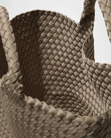NAGHEDI St. Barths Large Woven Tote Bag | Thumbnail 2