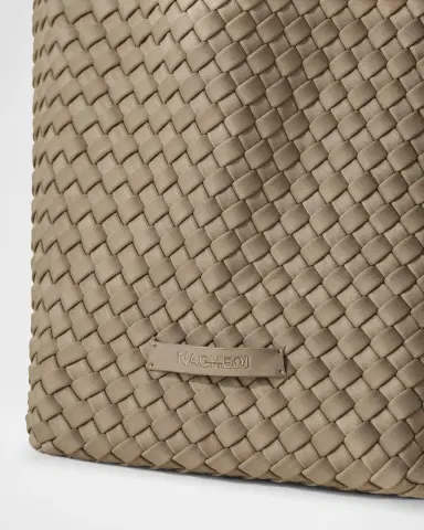 NAGHEDI St. Barths Large Woven Tote Bag | Thumbnail 3