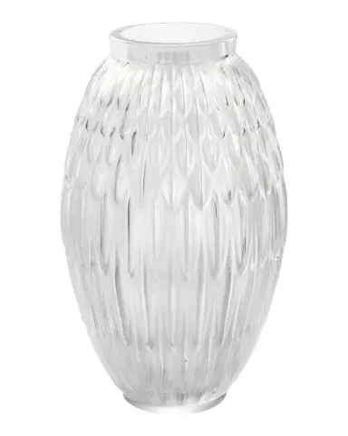 Lalique Plumes Large Lead-Free Crystal Vase | Thumbnail 1