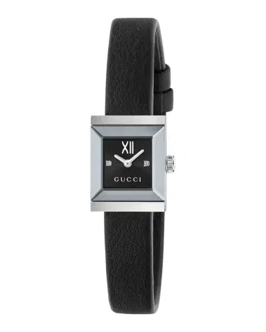 Gucci 14x18mm G-Frame Small Square Watch with Leather Strap | Thumbnail 1 Gucci 14x18mm G-Frame Small Square Watch with Leather Strap | Thumbnail 1