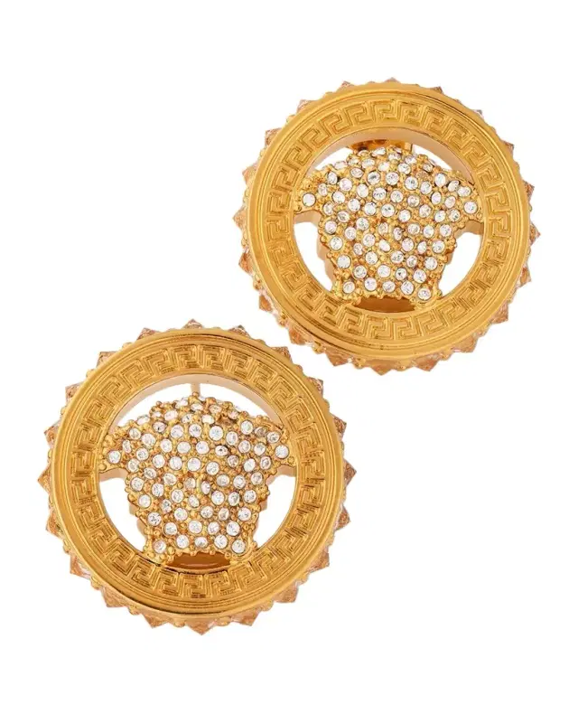 Crystal Medusa 95 ' Stud Earrings Crystal Medusa 95 ' Stud Earrings