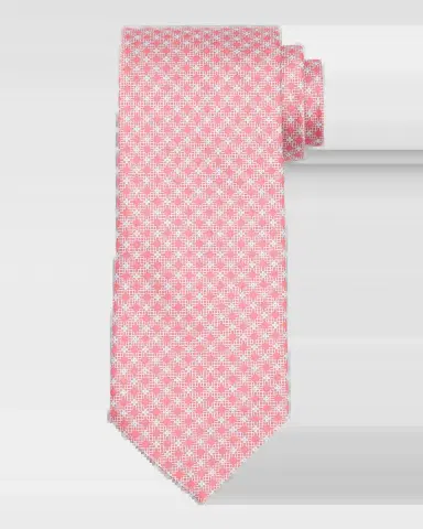 Stefano Ricci Men 's Geometric Check Silk Tie | Thumbnail 2