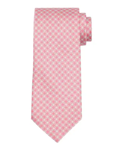 Stefano Ricci Men 's Geometric Check Silk Tie | Thumbnail 1