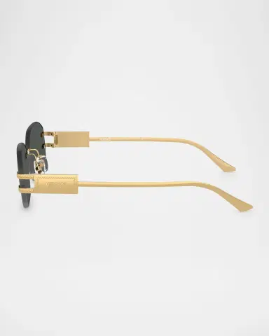 Versace VE2274 Oval Metal Sunglasses | Thumbnail 2