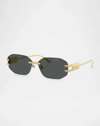 Versace VE2274 Oval Metal Sunglasses | Thumbnail 3
