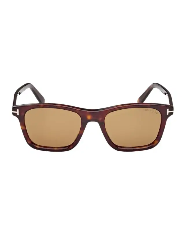 TOM FORD Men 's Barron Acetate Square Sunglasses