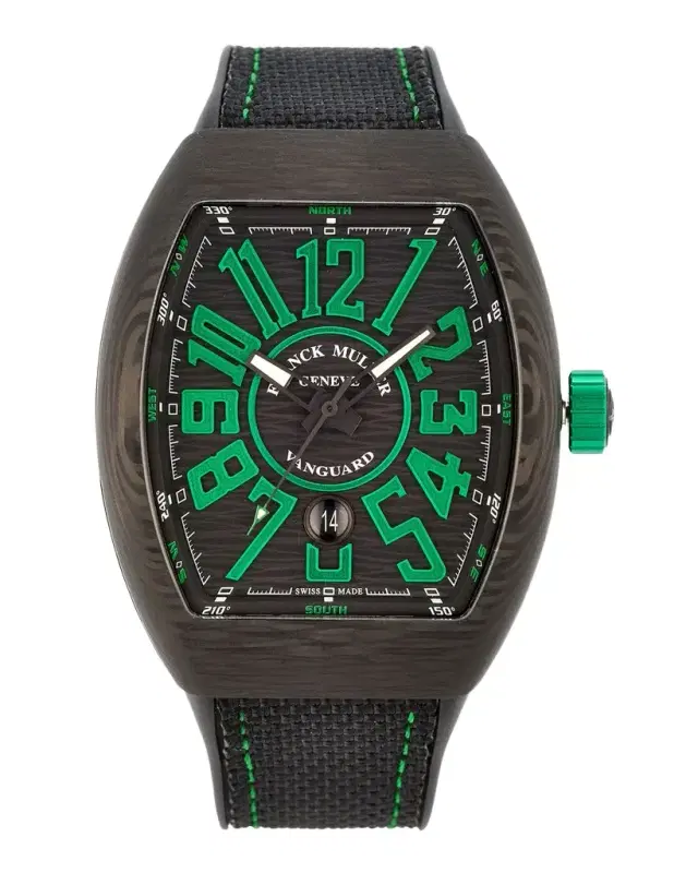 Franck Muller 44mm Carbon Green Watch