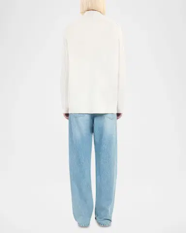 The Kooples Mock-Neck Cashmere-Blend Sweater | Thumbnail 3