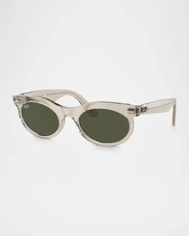 Ray-Ban Wayfarer Oval Propionate Sunglasses, 53mm | Thumbnail 3