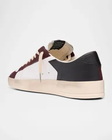 Golden Goose Men's Stardan Leather Low-Top Sneakers | Thumbnail 4 Golden Goose Men's Stardan Leather Low-Top Sneakers | Thumbnail 4
