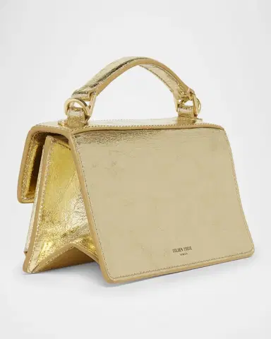 Golden Goose Venezia Small Shiny Wavy Leather Crossbody Bag | Thumbnail 3 Golden Goose Venezia Small Shiny Wavy Leather Crossbody Bag | Thumbnail 3