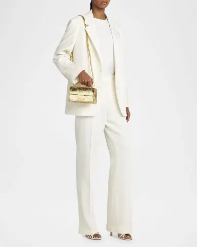 Golden Goose Venezia Small Shiny Wavy Leather Crossbody Bag | Thumbnail 5 Golden Goose Venezia Small Shiny Wavy Leather Crossbody Bag | Thumbnail 5