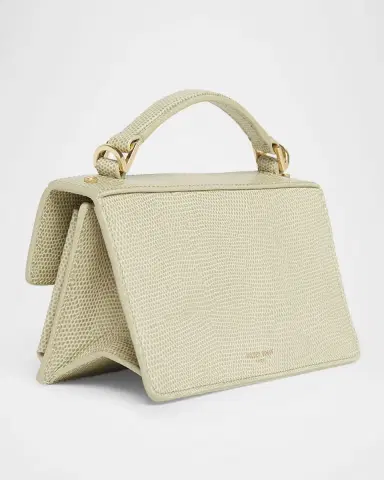 Golden Goose Venezia Small Lizard-Embossed Leather Crossbody Bag | Thumbnail 3