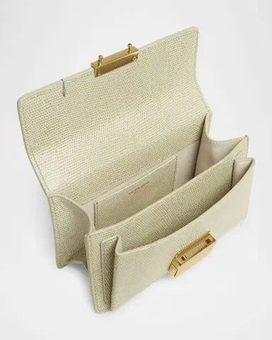 Golden Goose Venezia Small Lizard-Embossed Leather Crossbody Bag | Thumbnail 4
