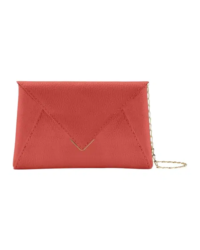 Lee Small Leather Pouchet Clutch Bag