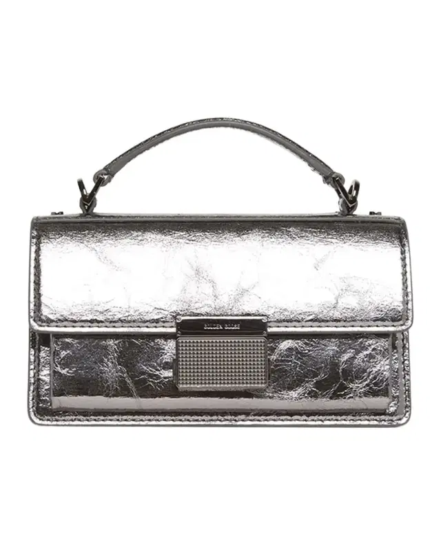 Golden Goose Venezia Small Metallic Leather Crossbody Bag