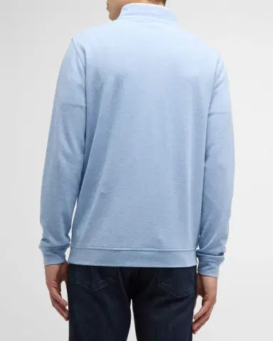 Peter Millar Men's Crown Comfort Quarter-Zip Sweater | Thumbnail 2 Peter Millar Men's Crown Comfort Quarter-Zip Sweater | Thumbnail 2