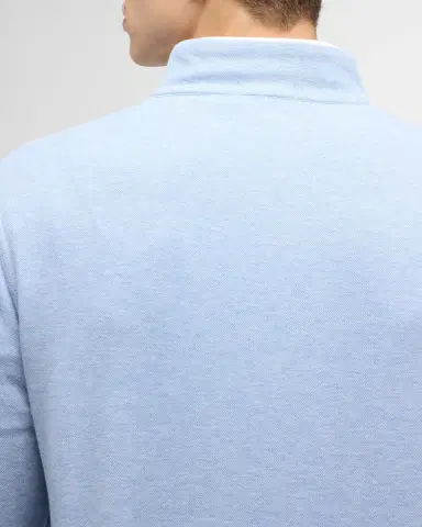 Peter Millar Men's Crown Comfort Quarter-Zip Sweater | Thumbnail 6 Peter Millar Men's Crown Comfort Quarter-Zip Sweater | Thumbnail 6