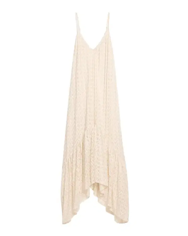Anya Metallic Zig-Zag Maxi Dress
