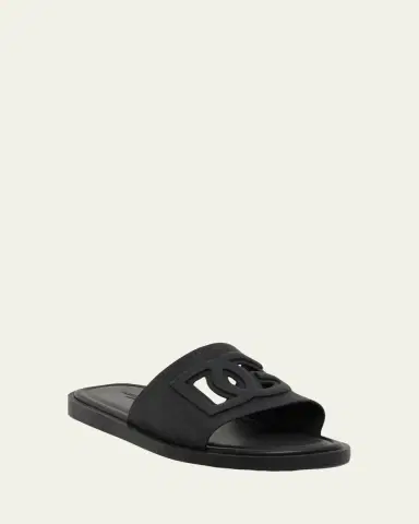 Dolce & Gabbana Men's Rubber Beachwear Pool Slides | Thumbnail 6 Dolce & Gabbana Men's Rubber Beachwear Pool Slides | Thumbnail 6