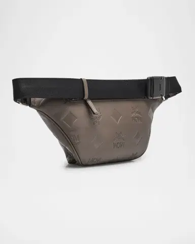 MCM Men's Fursten Visetos Monogram Leather Belt Bag | Thumbnail 3 MCM Men's Fursten Visetos Monogram Leather Belt Bag | Thumbnail 3