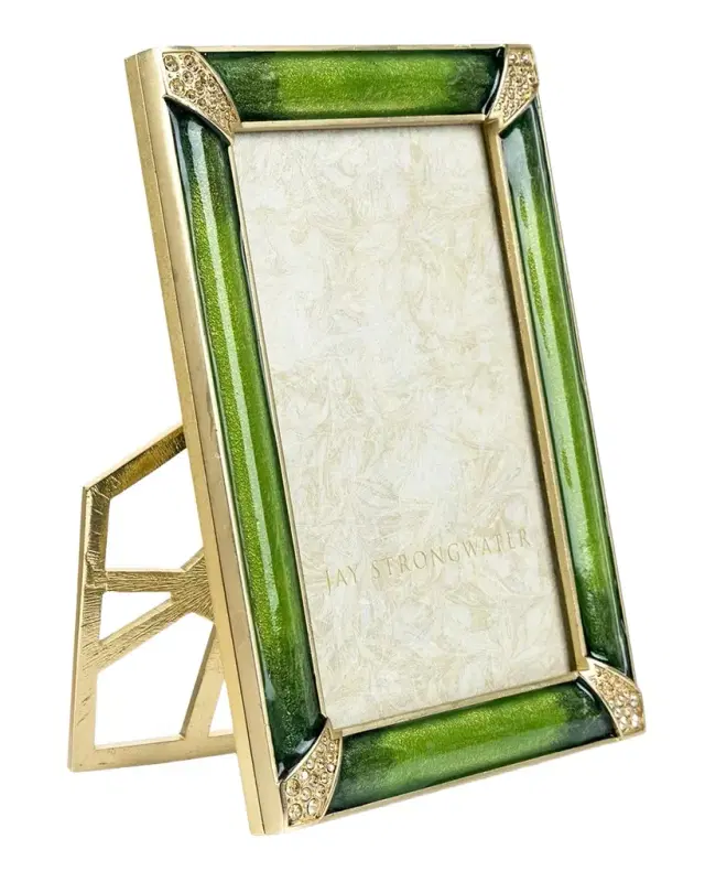 Lavinia 4" x 6" Picture Frame, Emerald