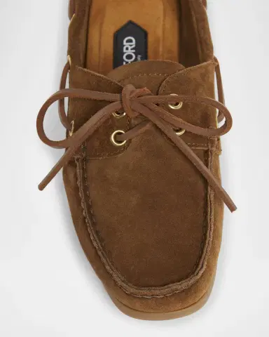 TOM FORD Robin Suede Loafers | Thumbnail 3 TOM FORD Robin Suede Loafers | Thumbnail 3