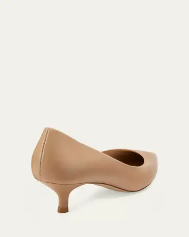 Stuart Weitzman 0mm Stuart Power Leather Pumps | Thumbnail 3