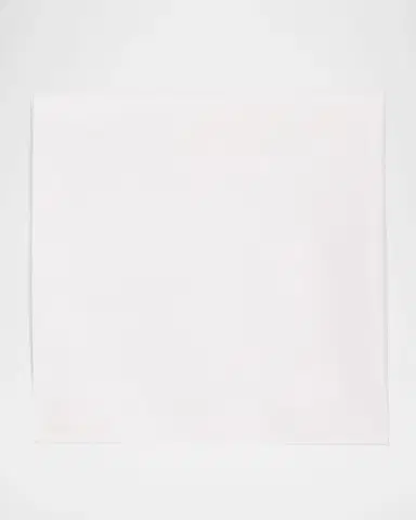 Brunello Cucinelli Men's Solid Cotton Evening Pocket Square | Thumbnail 1