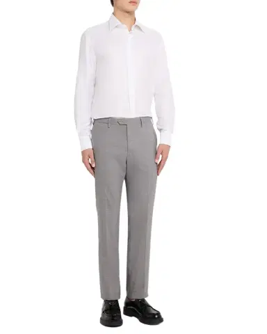 Stefano Ricci Men's Cotton-Linen Dress Shirt | Thumbnail 1 Stefano Ricci Men's Cotton-Linen Dress Shirt | Thumbnail 1