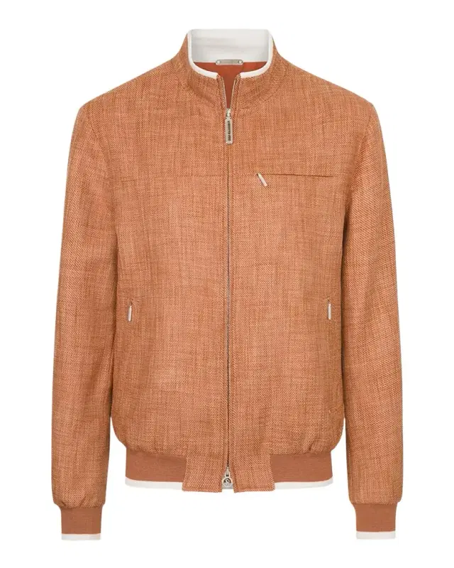 Stefano Ricci Men 's Zip-Pocket Blouson