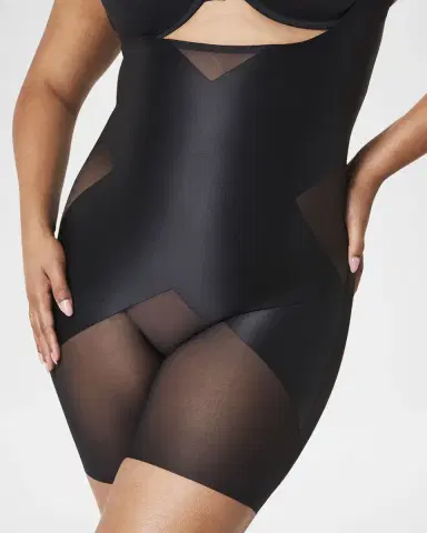 Spanx Open-Bust X Mid-Thigh Bodysuit | Thumbnail 2 Spanx Open-Bust X Mid-Thigh Bodysuit | Thumbnail 2