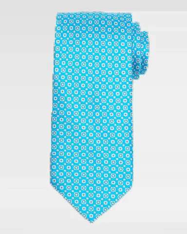 Stefano Ricci Men's Micro-Floral Silk Tie | Thumbnail 2