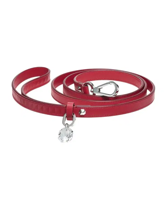 Baccarat Louxor 12" Leather Pet Leash