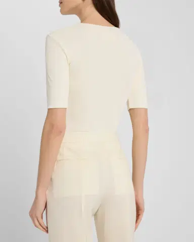 Jil Sander Elbow-Sleeve Slim Top | Thumbnail 2